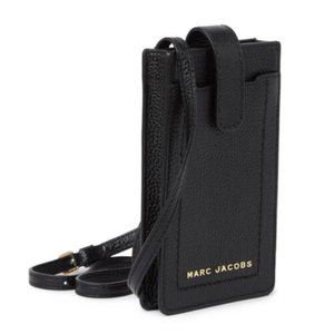 NWT Marc Jacobs Leather Groove Phone Crossbody Black S107L01SP21